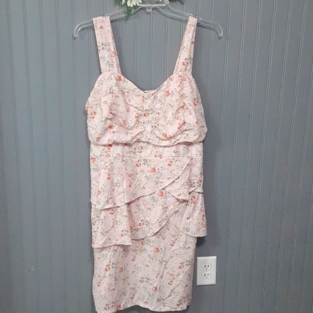 Maurices Pink Flowered Sundress